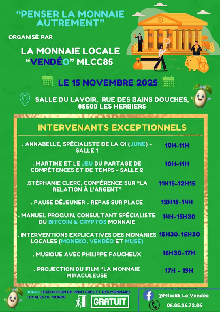 Conférence sur la relatoin à l'argent par Stéphanie Clerc